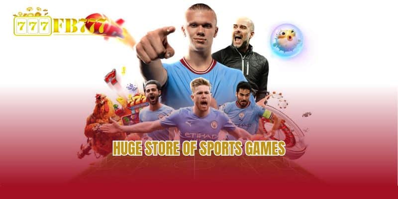 Huge store of sports games