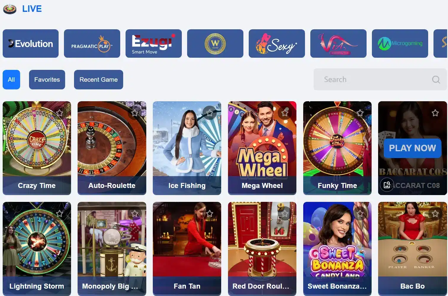 FB77 Live Casino Evolution Pragmatic Play Ezugi লাইভ ডিলার টেবিল