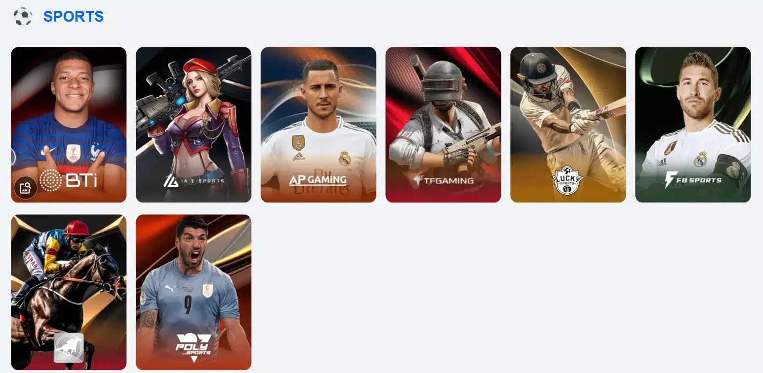 FB77 Sports ক্রিকেট ফুটবল ই-স্পোর্টস PUBG হর্স রেসিং বেটিং